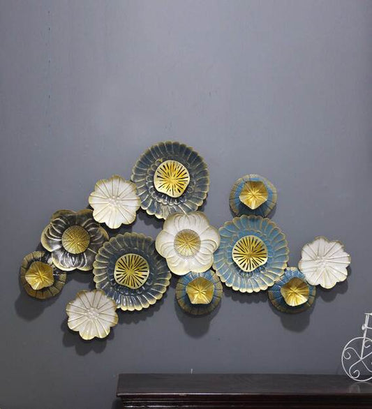 Wall Art: Multicolor Iron Abstract Wall Art