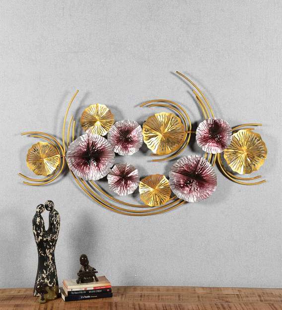 Wall Art: Multicolor Iron Abstract Wall Art