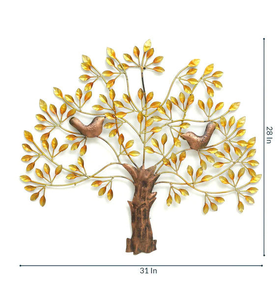 Wall Art: Wrought Iron Decorative Tree Wall Art