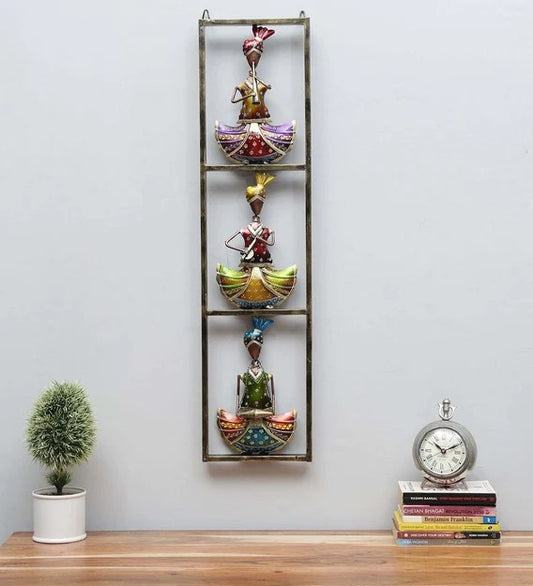 Wall Art : Wrought Iron Musician Wall Art In Yellow