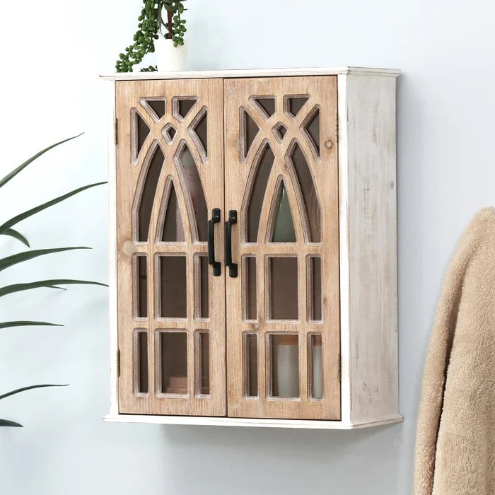 Wall Cabinets: 18.9'' W x 23.6'' H x 8.27'' D Wall Mounted Bathroom Cabinet