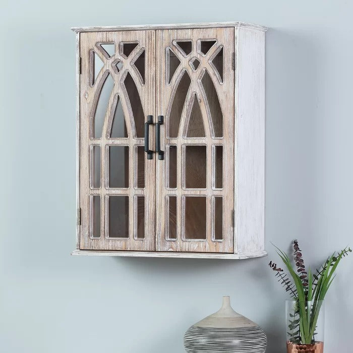 Wall Cabinets: 18.9'' W x 23.6'' H x 8.27'' D Wall Mounted Bathroom Cabinet