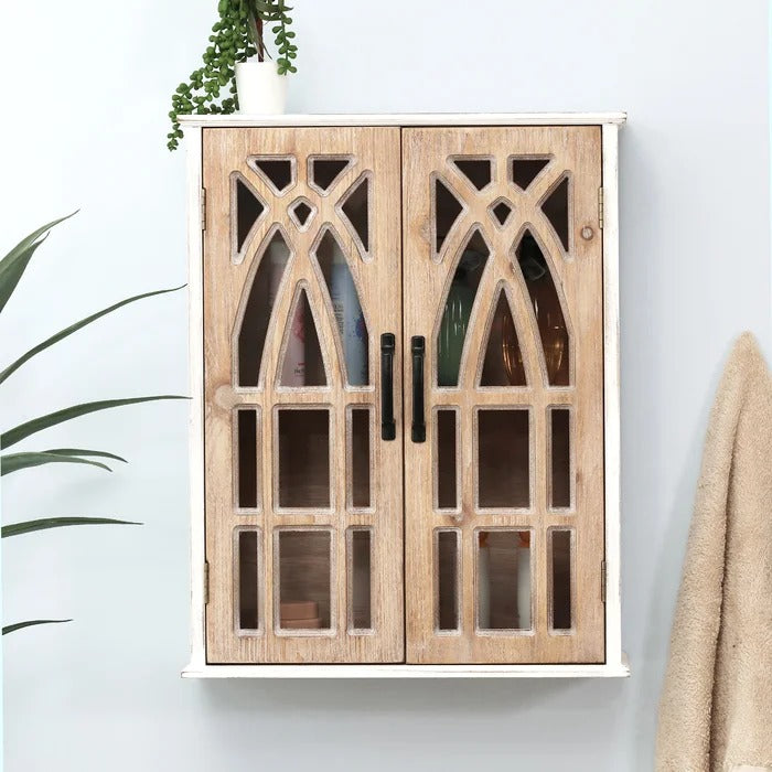 Wall Cabinets: 18.9'' W x 23.6'' H x 8.27'' D Wall Mounted Bathroom Cabinet