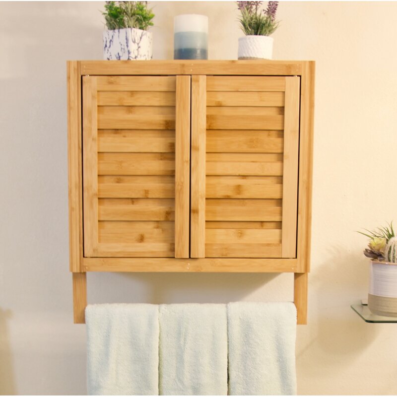 Wall Cabinets: 20.5'' W x 22.4'' H x 8.5'' D Solid Wood Wall Mounted Cabinet