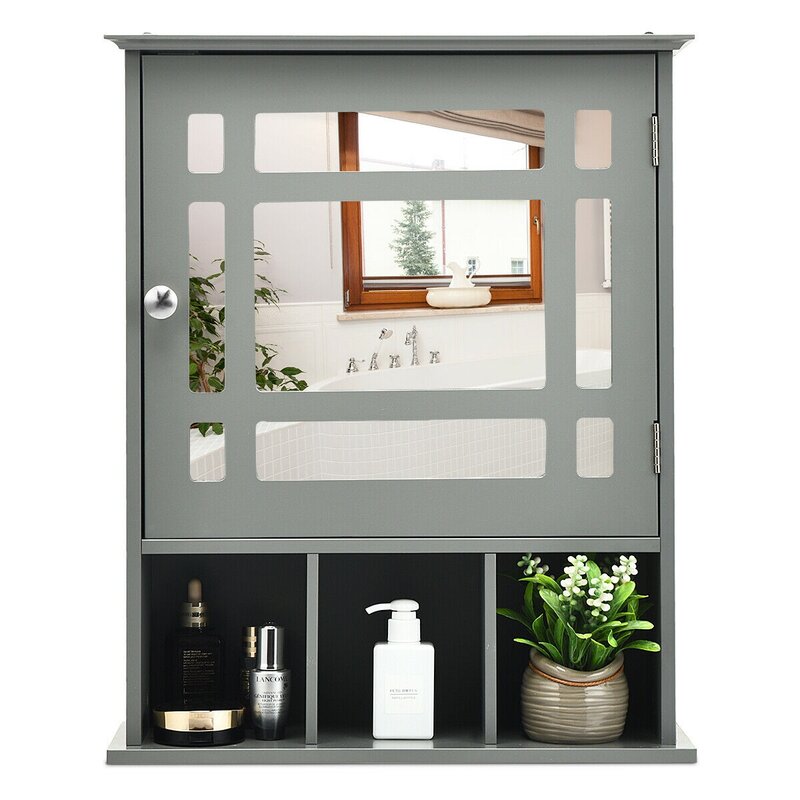 Wall Cabinets: 20'' W x 24'' H x 6'' D Wall Mounted Cabinet