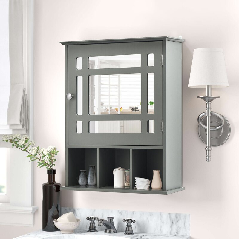 Wall Cabinets: 20'' W x 24'' H x 6'' D Wall Mounted Cabinet