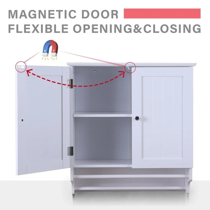 Wall Cabinets: 22.6'' W x 25.2'' H x 8.5'' D Wall Mounted Bathroom Cabinets