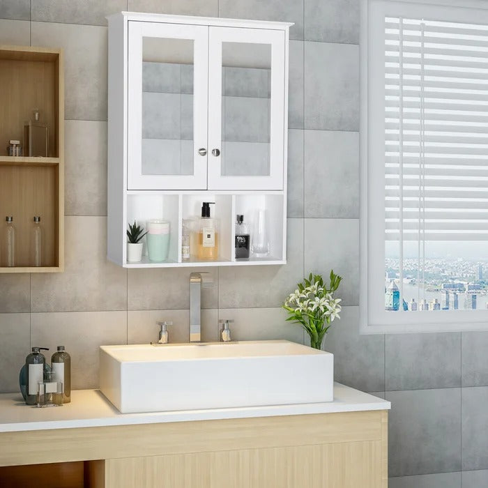 Wall Cabinets: 23.6'' W x 30.4'' H x 7.5'' D Wall Mounted Bathroom Cabinets