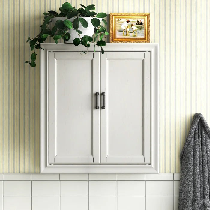 Wall Cabinets: 23.75'' W x 26'' H x 8'' D Bathroom Cabinets