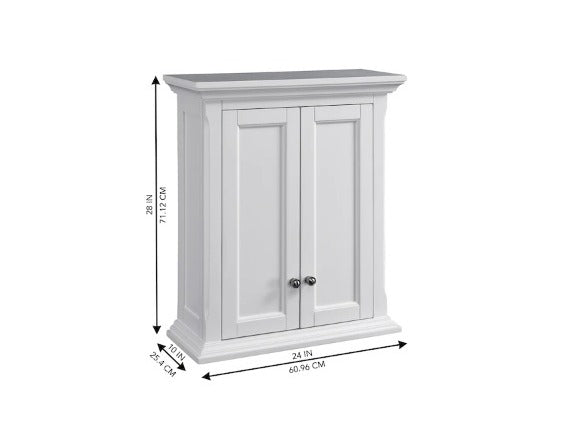 Wall Cabinets 24 W x 28 H x 8 D Wall Mounted Cabinet