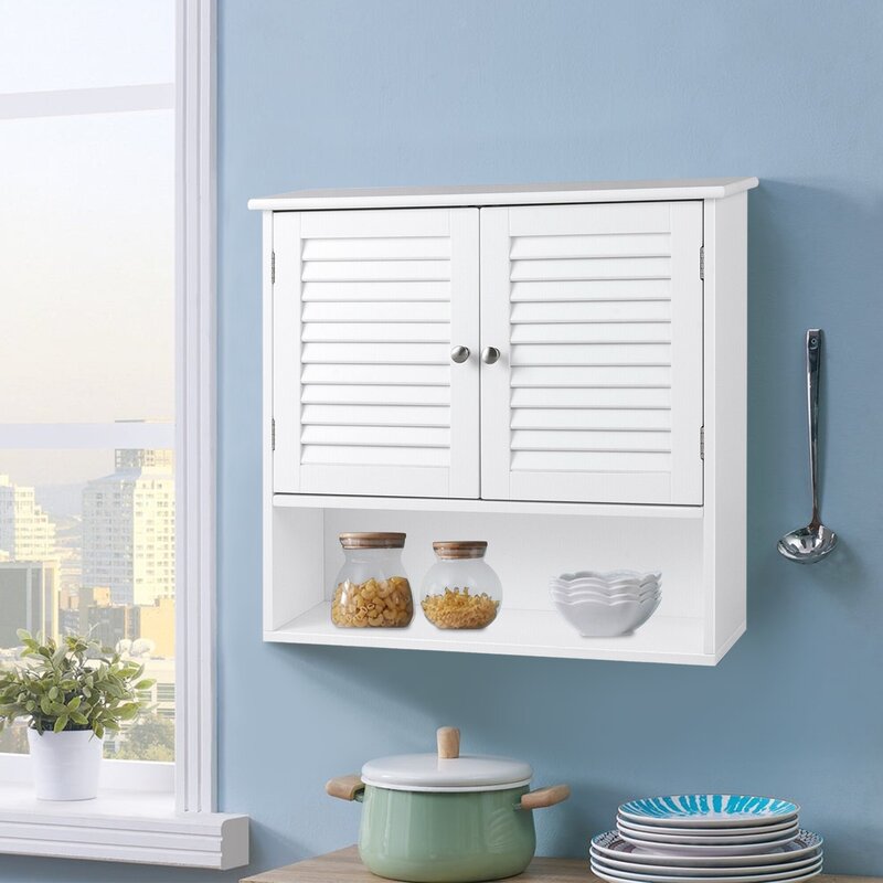 Wall Cabinets: 26'' W x 25'' H x 8.5'' D Wall Mounted Cabinet