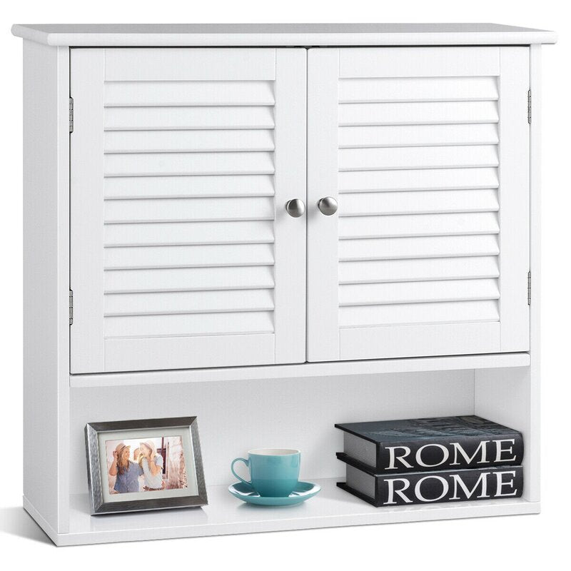 Wall Cabinets: 26'' W x 25'' H x 8.5'' D Wall Mounted Cabinet