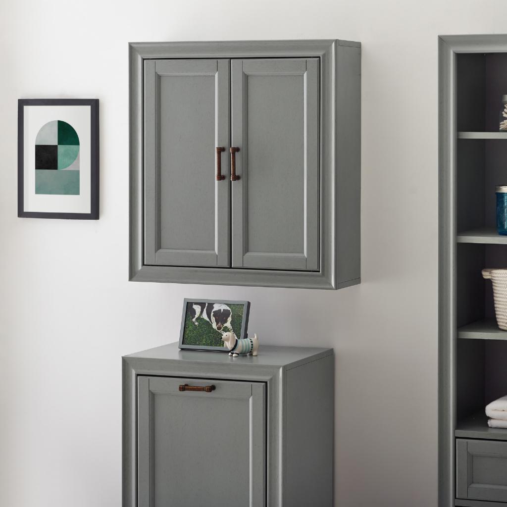 Wall Cabinets: 2 Door Bathroom Wall Cabinet