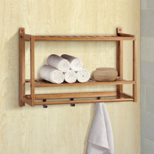 Wall Cabinets  Bamboo Natural Spa Wall Organizer