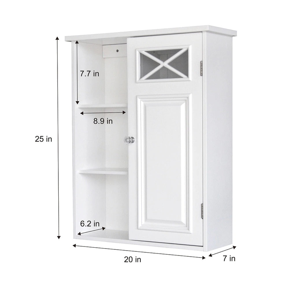 Wall Cabinets: Wall Cabinet with One Door & Shelves
