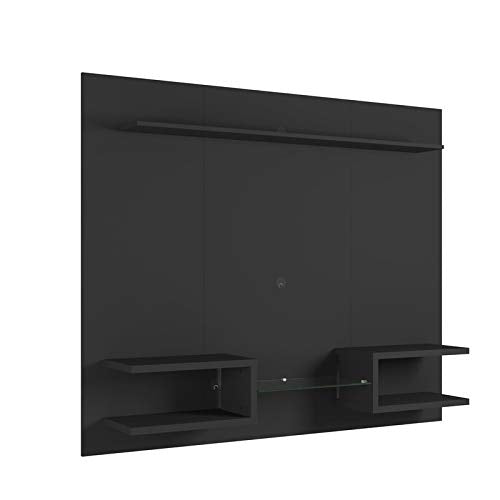Wall Mount TV Unit: Wall Panel For TV Unit(Black)