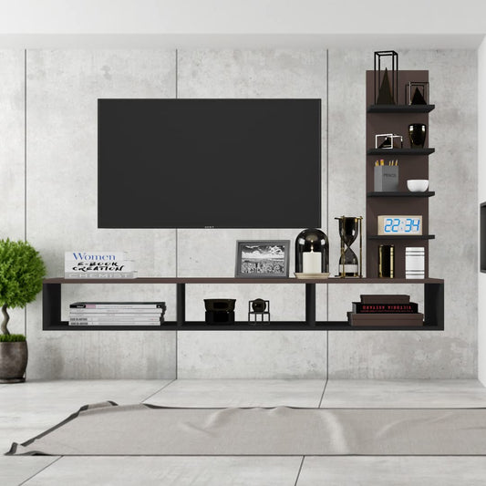 Wall Mount TV Unit: Wooden Wall Mount TV Stand