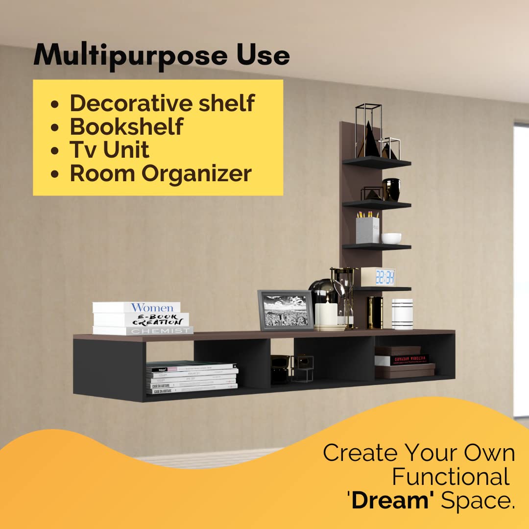 Wall Mount TV Unit: Wooden Wall Mount TV Stand