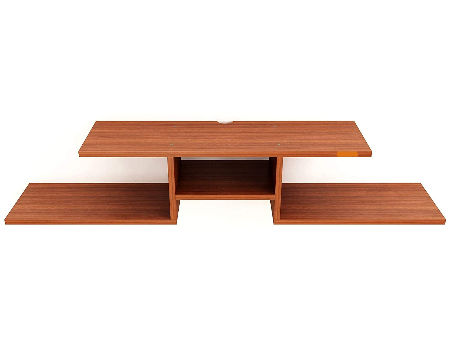 Wall Mount TV Unit: Wooden Wall TV Unit(Walnut)