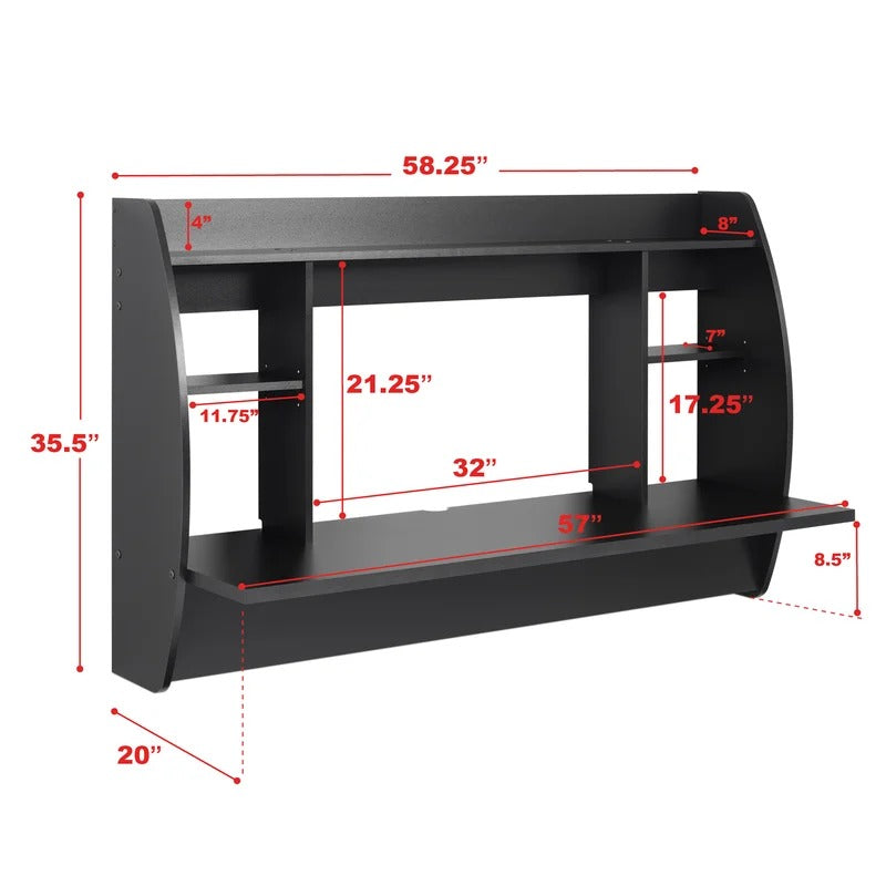 Computer Table: Wall Mounted Computer Desk