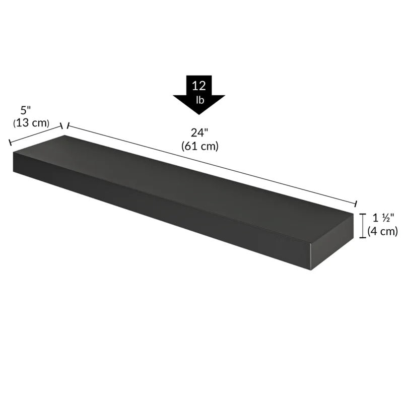 Wall Shelves Bathroom Kitchen Living ,Kitchen,Room Storage,Black