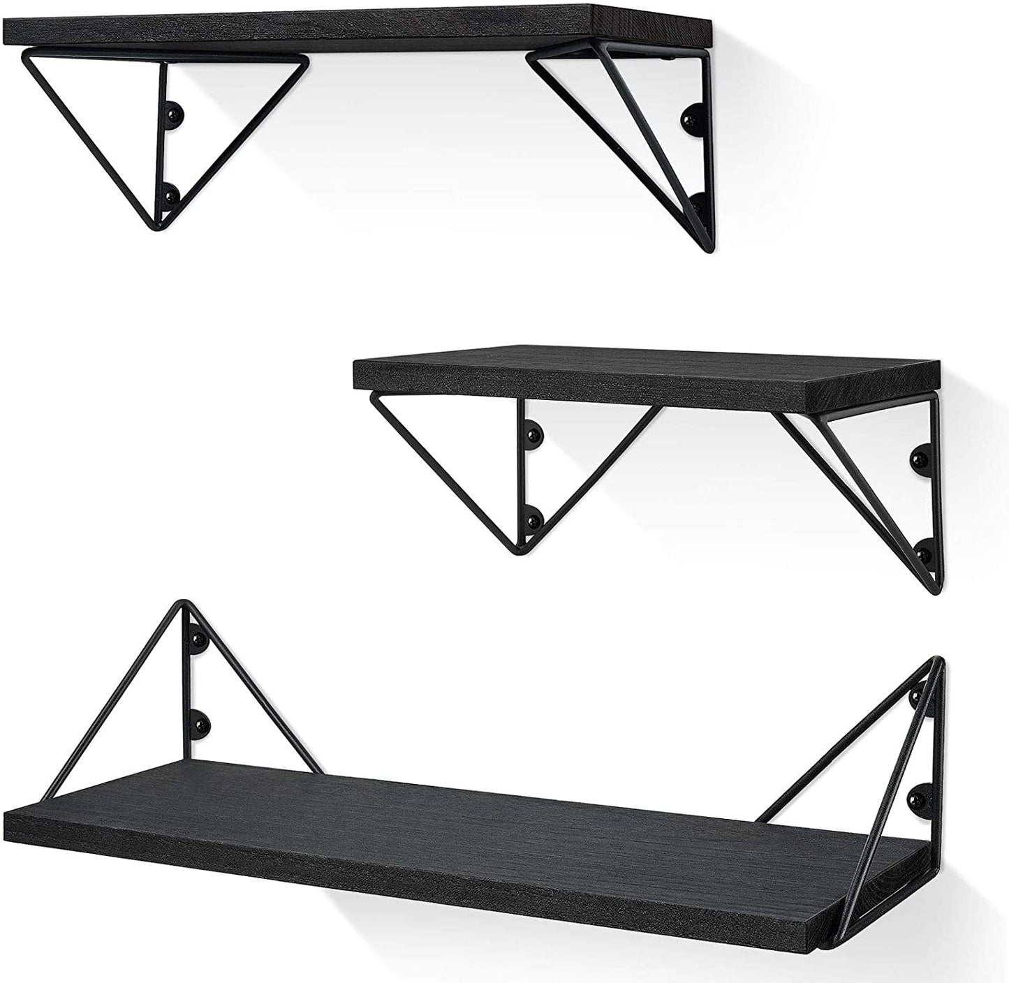 Wall Shelves Living Room, Bedroom, Bathroom,Office Black