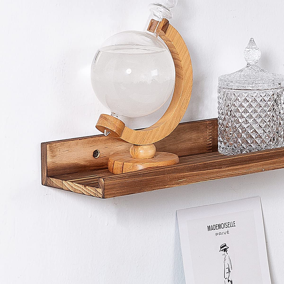 Wall Shelves Set of 3 ,Picture Ledge Shelf Wood for bedrooms,Office,Living Room, Kitchen