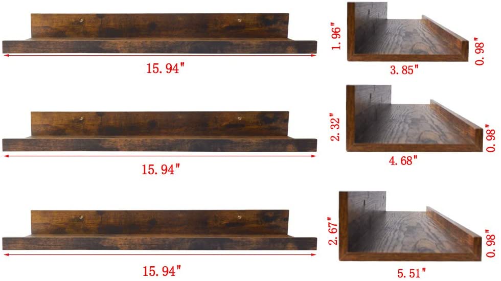 Wall Shelves Wooden Wall Shelf for Living Room Bedroom