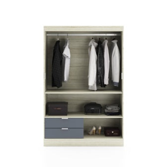 Wardrobe 2 Door Wardrobe (In Highland Pine Finish)
