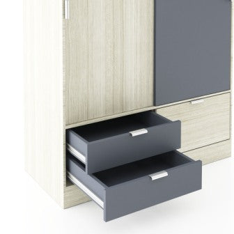 Wardrobe 2 Door Wardrobe (In Highland Pine Finish)