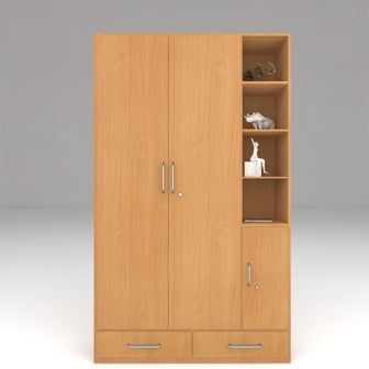 Wardrobe : 2 Door Wardrobe (In Triscuit Finish)