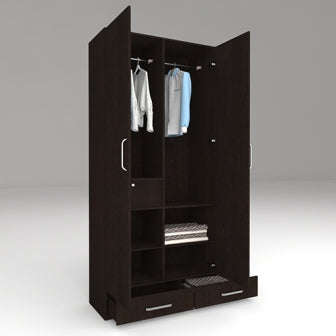Wardrobe 2 Door Wardrobe (In Wenge Finish)