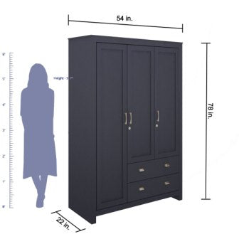 Wardrobe 3 Door Wardrobe (In Bavarian Beech)