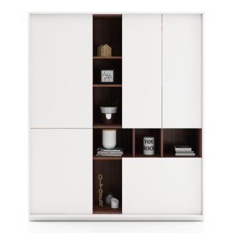 Wardrobe 3 Door Wardrobe (In Frosty White)