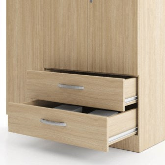 Wardrobe : 3 Door Wardrobe (In Maple Finish)