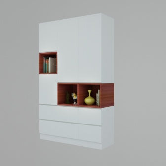 Wardrobe 3 Door Wardrobe (In Winter Finish)