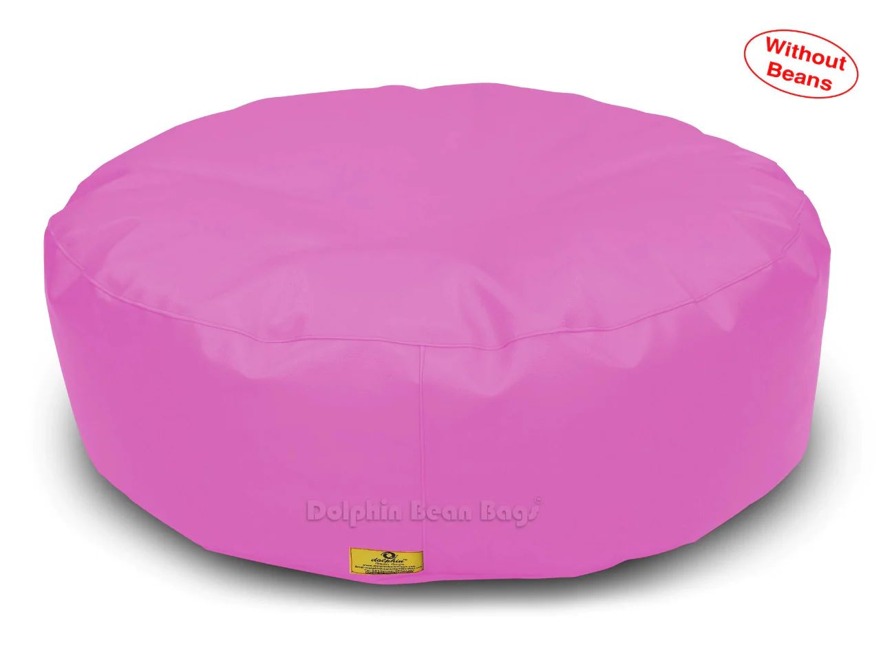 Bean Bag: Round Floor Cushions Cover ( Without Beans)