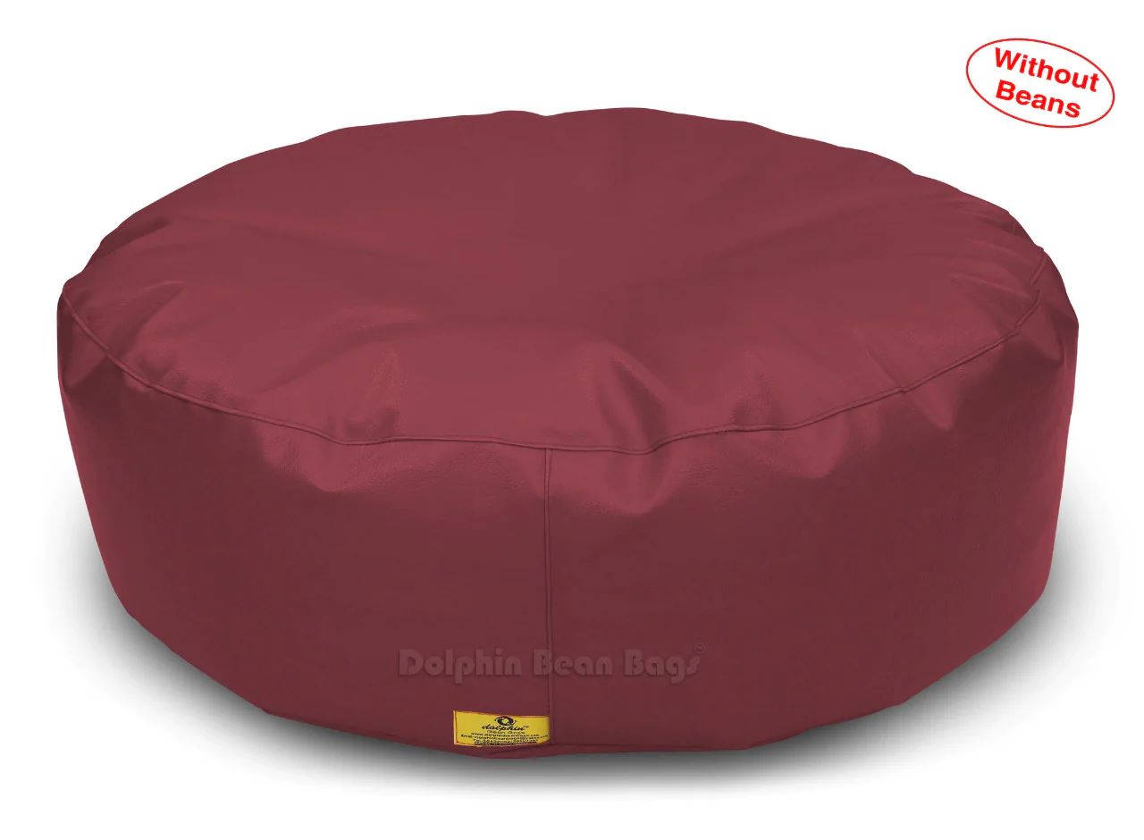Bean Bag: Round Floor Cushions Cover ( Without Beans)