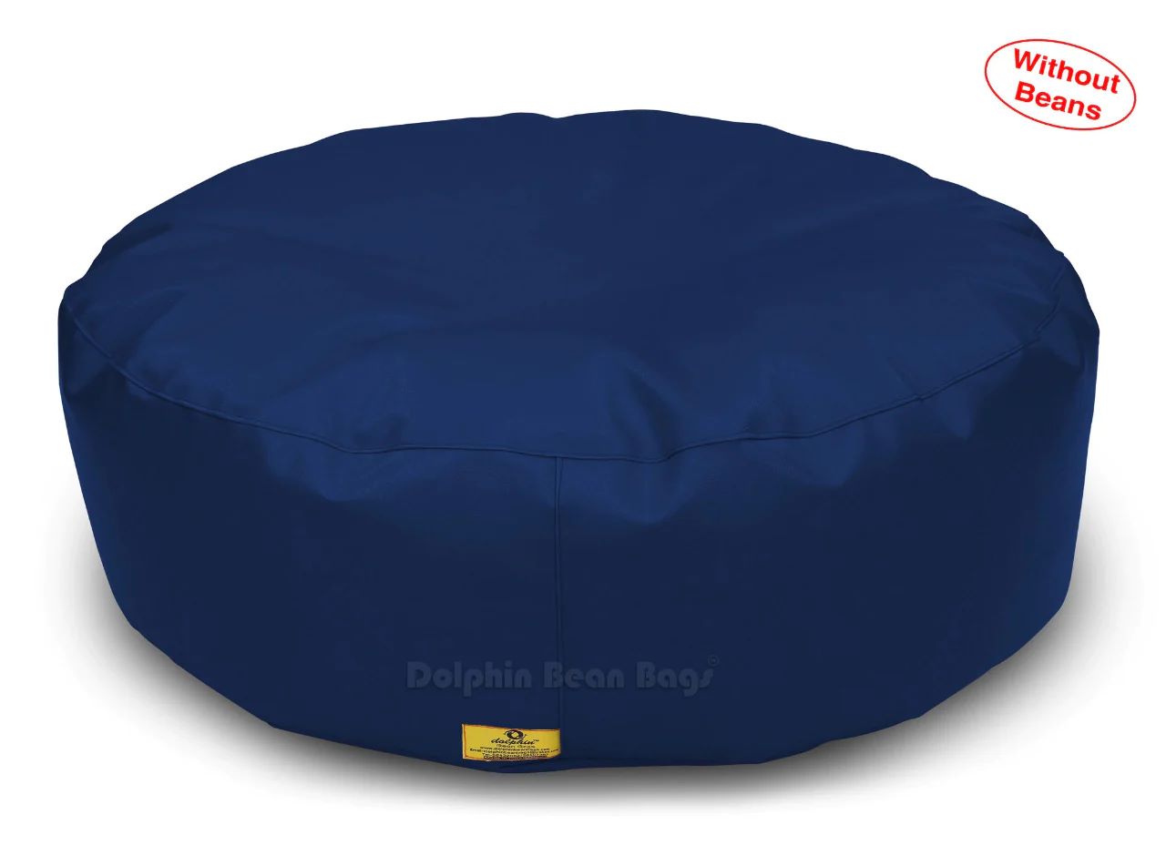 Bean Bag: Round Floor Cushions Cover ( Without Beans)