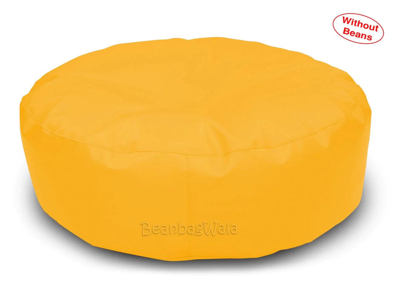 Bean Bag: Round Floor Cushions Cover ( Without Beans)
