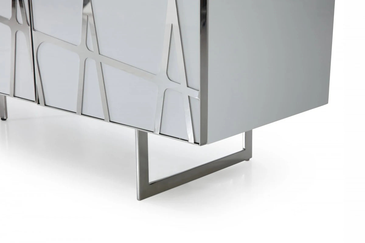 White Buffet KIA - Modern White Buffet