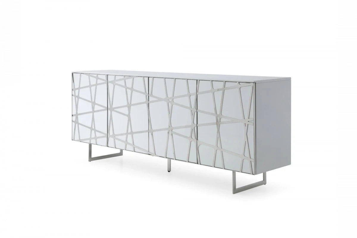 White Buffet KIA - Modern White Buffet