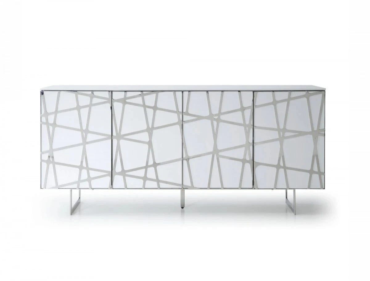 White Buffet KIA - Modern White Buffet