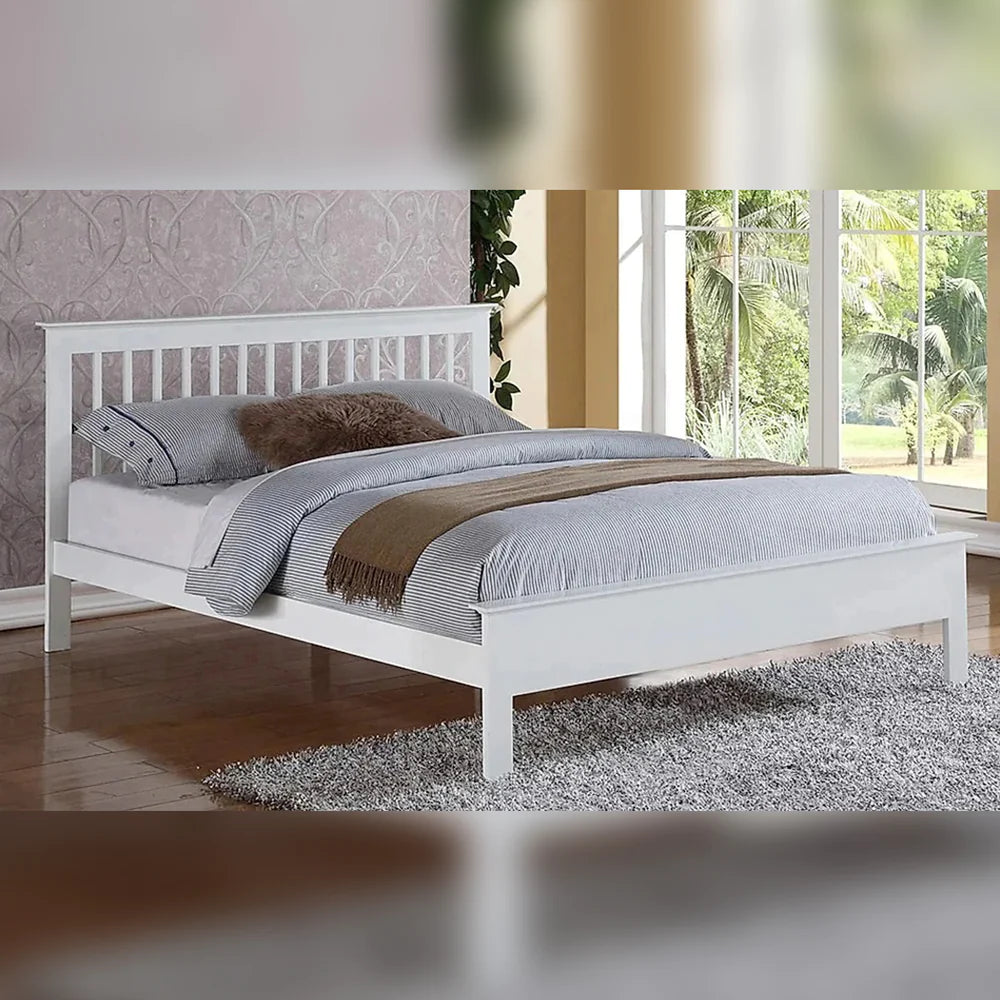 Single Bed: Wooden Single Bed