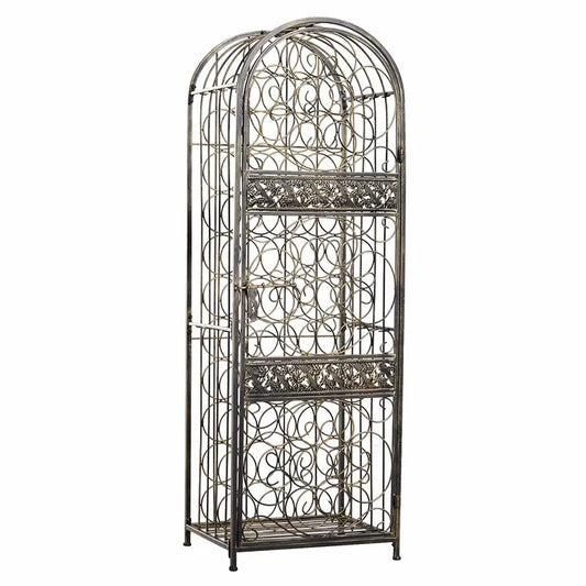 Wine Racks : Floor Wine Bottle Rack in Antique Bronze