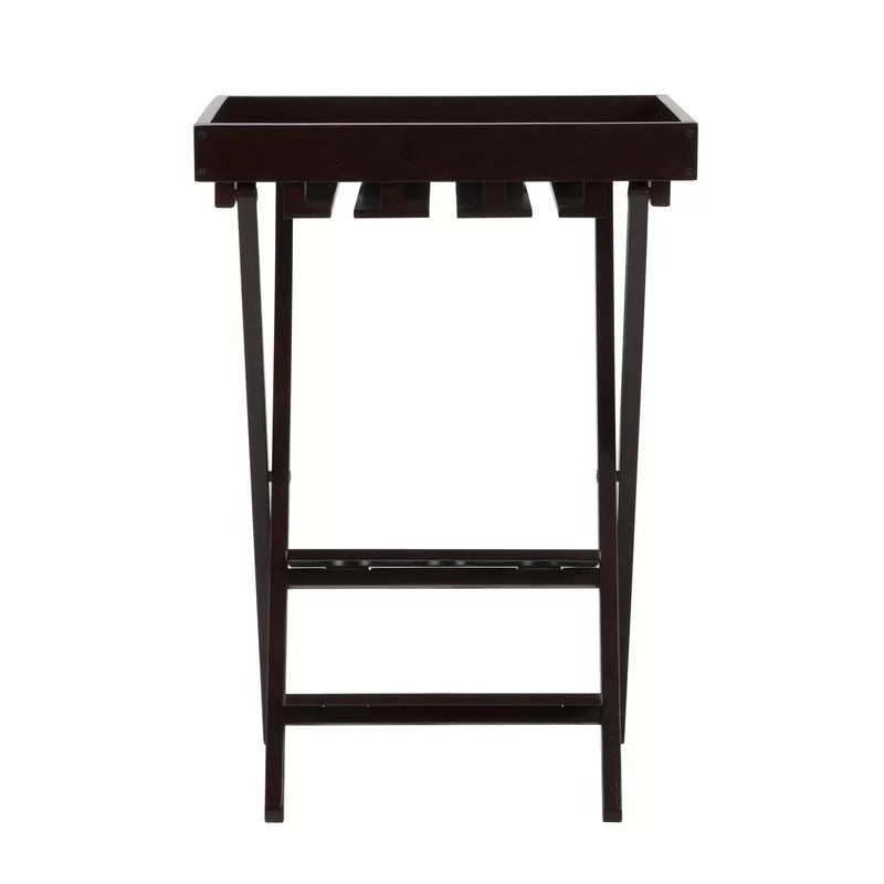 Wine Racks : Floor Wine Bottle & Glass Rack in Dark Cherry
