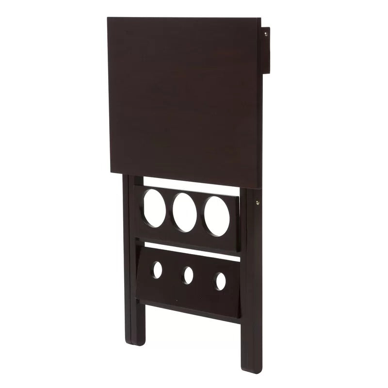 Wine Racks : Floor Wine Bottle & Glass Rack in Dark Cherry