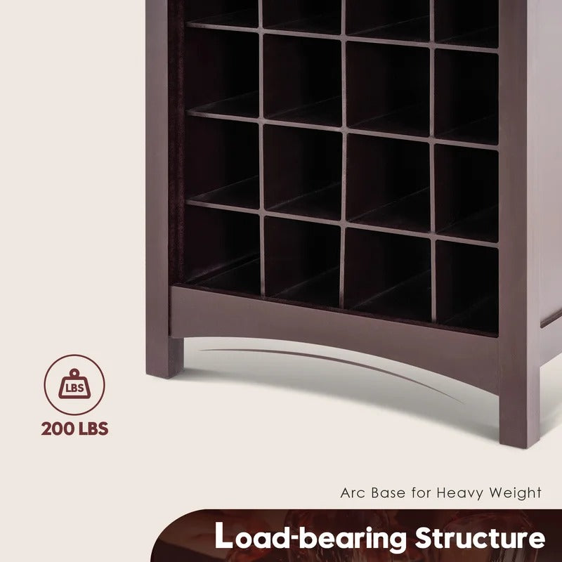 Wine Racks : Home Bar in Brown