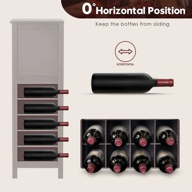 Wine Racks : Home Bar in Brown