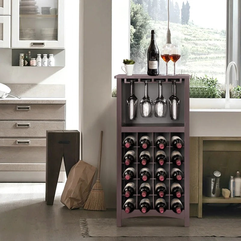 Wine Racks : Home Bar in Brown